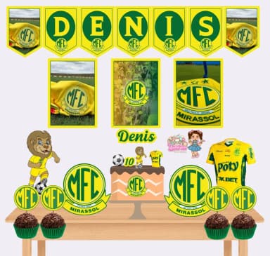 Kit Festa Só Um Bolinho MIRASSOL - Decoração de Festa
