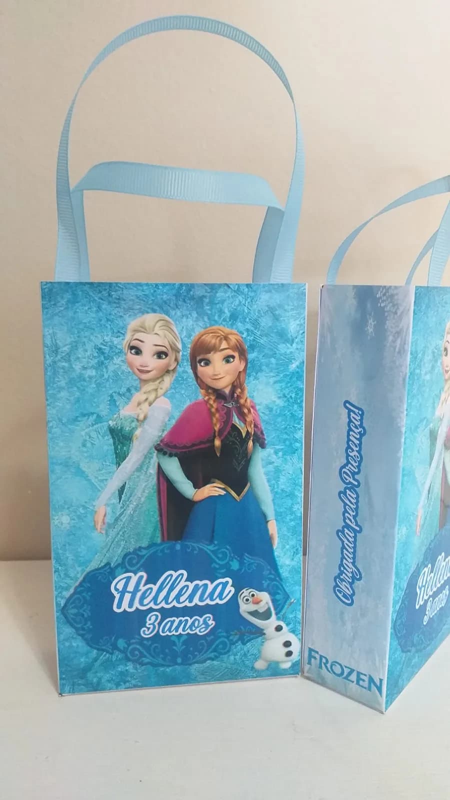 Sacolinhas Personalizadas Frozen para Lembrancinhas