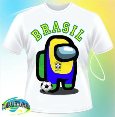 Camiseta Among Us Brasil