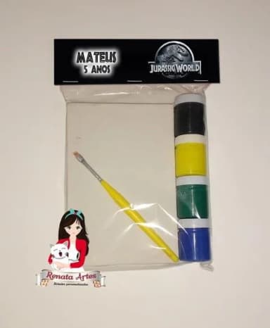 Kit Pintura Personalizado Dinossauros Jurassic World