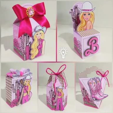 Kit 30 Lembrancinhas - Barbie Cowgirl