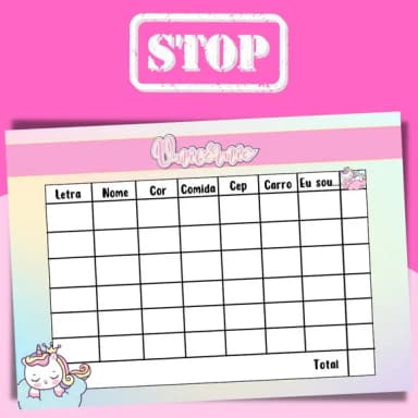 Jogo do Stop ( Conhecido Como Adedanha)