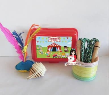 Maleta Baú da Boa Infância Personalizado Circo