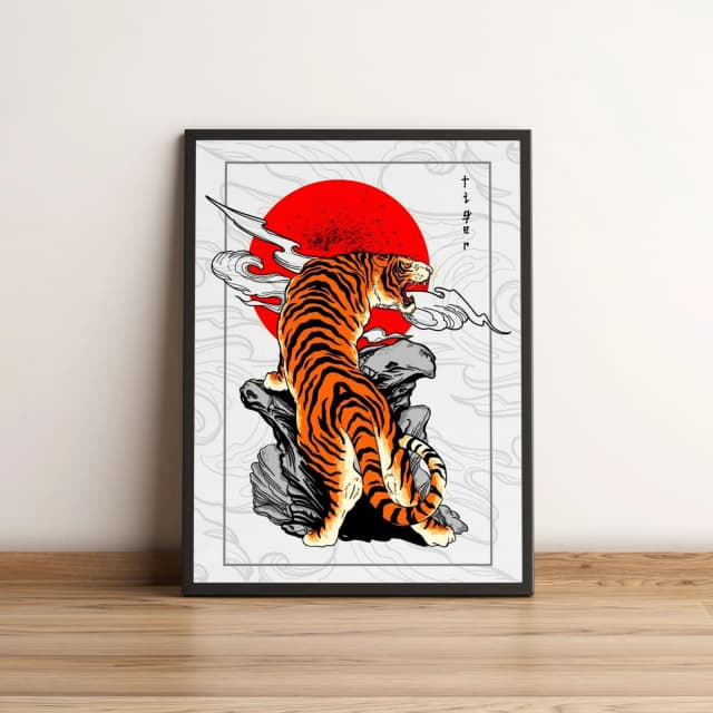 Quadro Tigre Japonês 103