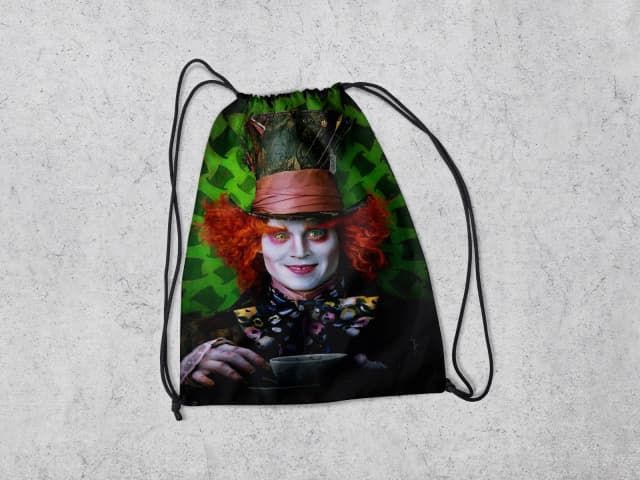 Mochilinha Personalizadada Chapeleiro Maluco