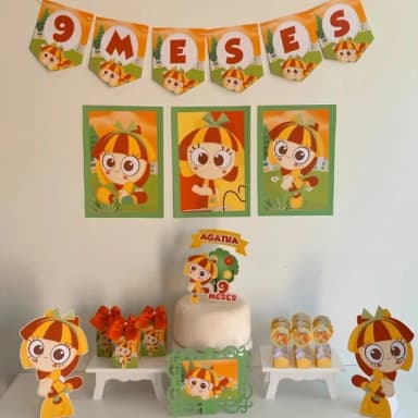 Kit Mesversário Emília Personalizados - Só Um Bolinho