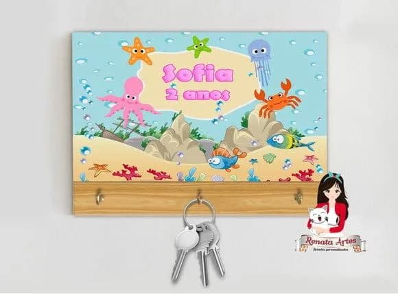 Porta Chaves Personalizado Fudo do Mar