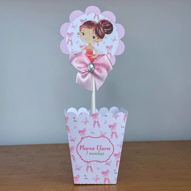 PEGUE E MONTE - Centro de Mesa BAILARINA - Decoração de Festa | Lembrancinhas | Aniversário | Personalizados