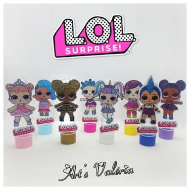 Tubete Com Aplique LOL Surprise - 13cm