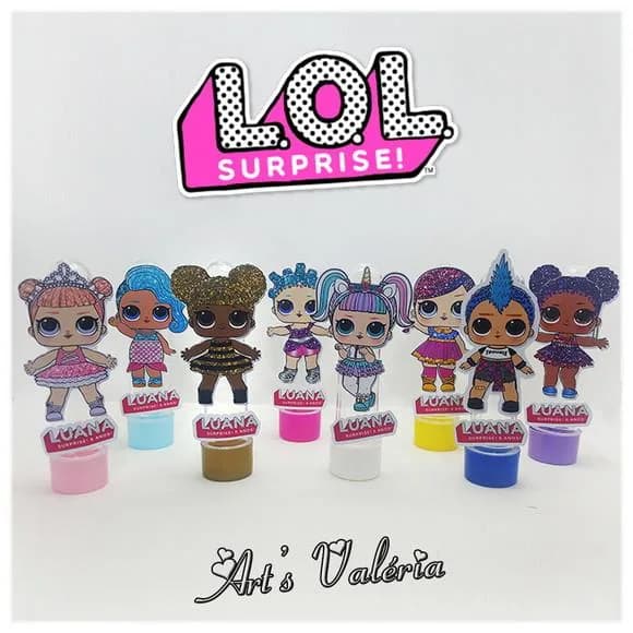 Tubete Com Aplique LOL Surprise - 13cm