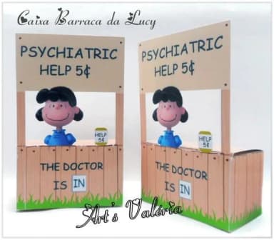 Caixinha Barraca da Lucy do Snoopy- O Filme