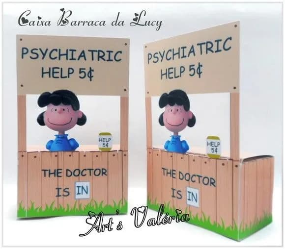 Caixinha Barraca da Lucy do Snoopy- O Filme