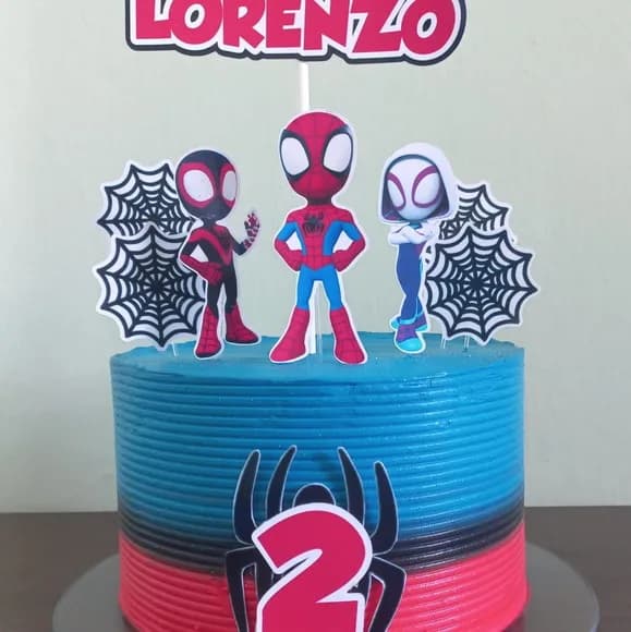 Topo de Bolo Homem Aranha