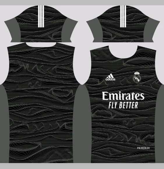 Vetor Camisa do real Madrid 2022