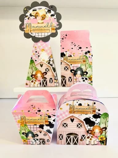 Kit 60 Lembrancinhas Fazendinha