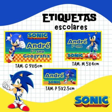 60 Etiquetas Escolares