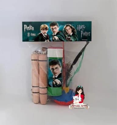 Kit Lembrancinha com Bolha de Sabão Harry Potter
