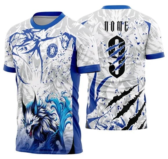 Arte Vetor Camisa Interclasse Lobo Mod-892
