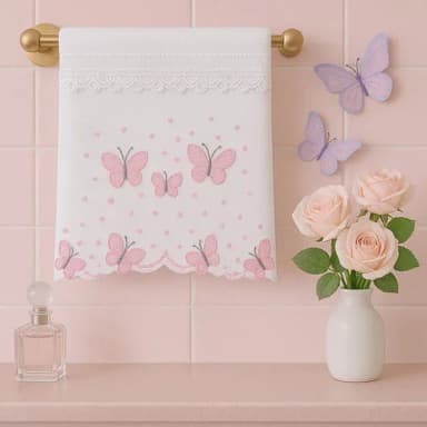 Pronta Entrega Toalha de Lavabo Luxo
