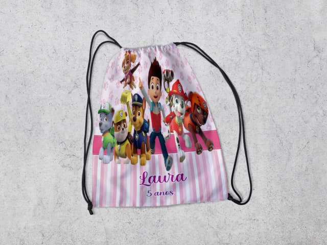 Mochilinha Personalizada da Patrulha Canina