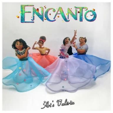Tubete Encanto Com Saia - Valor Unitário