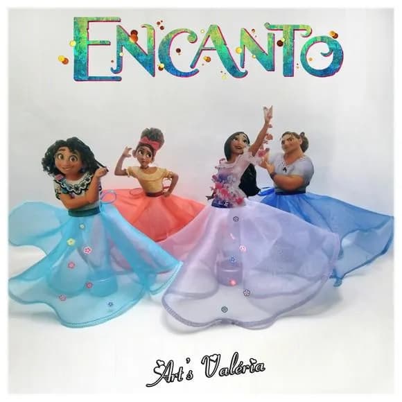 Tubete Encanto Com Saia - Valor Unitário