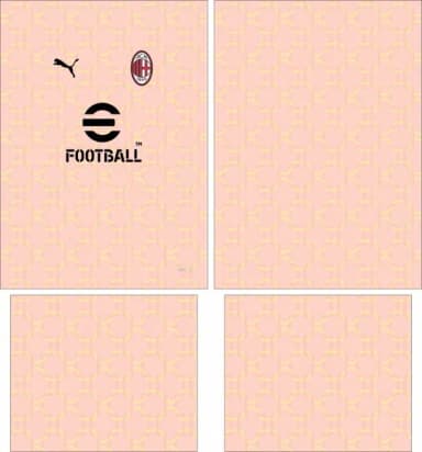 Arte Vetor Camisa Ac Milan Pre-jogo 2025-2026