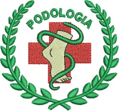 Matriz de Bordado Símbolo Podologia