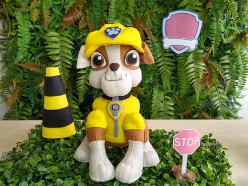 Patrulha Canina em feltro - Rubble