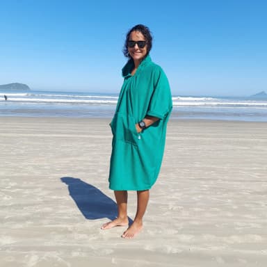 Roupão pós praia