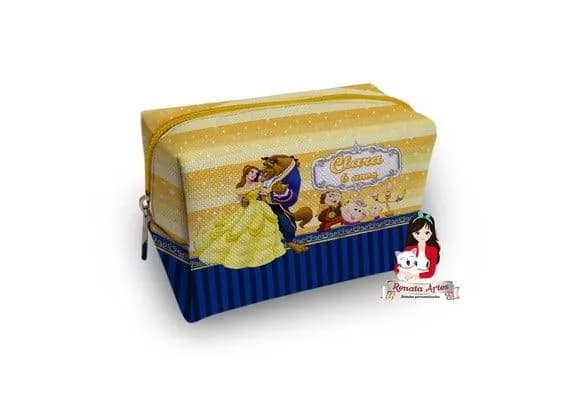 Necessaire Box Personalizado a Bela e a Fera