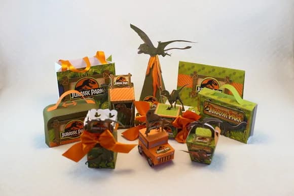 Kit 30 Lembrancinha Dino