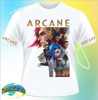 Camiseta Série LOL Arcane 02