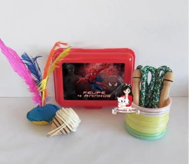 Maleta Baú Boa Infância Personalizado Homem Aranha