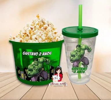 Kit Cinema Personalizado Hulk