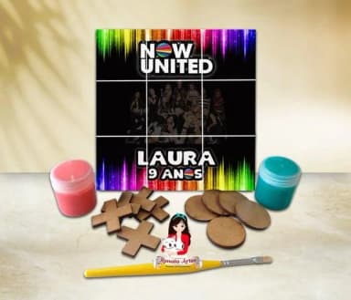 Jogo da Velha com Tinta Personalizado Now United