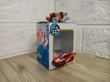 Caixa com Pote para Nutella Hot Wheels
