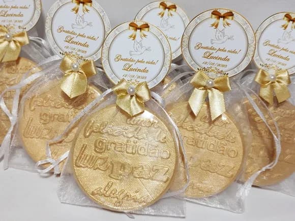 Lembrancinha de Aniversário: Sabonete Desejos de Gratidão G
