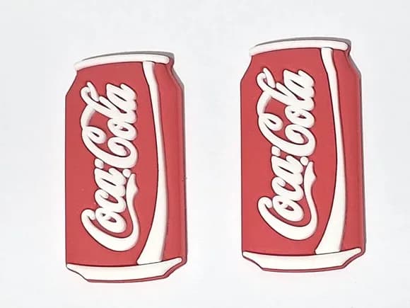 Aplique Coca Cola Emborrachado Pacotes com 6 Unidades