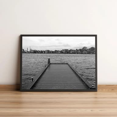 Quadro Pier Em Preto E Branco 18