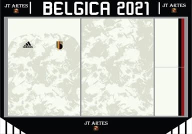 Vetor da Camisa da Belgica 2021