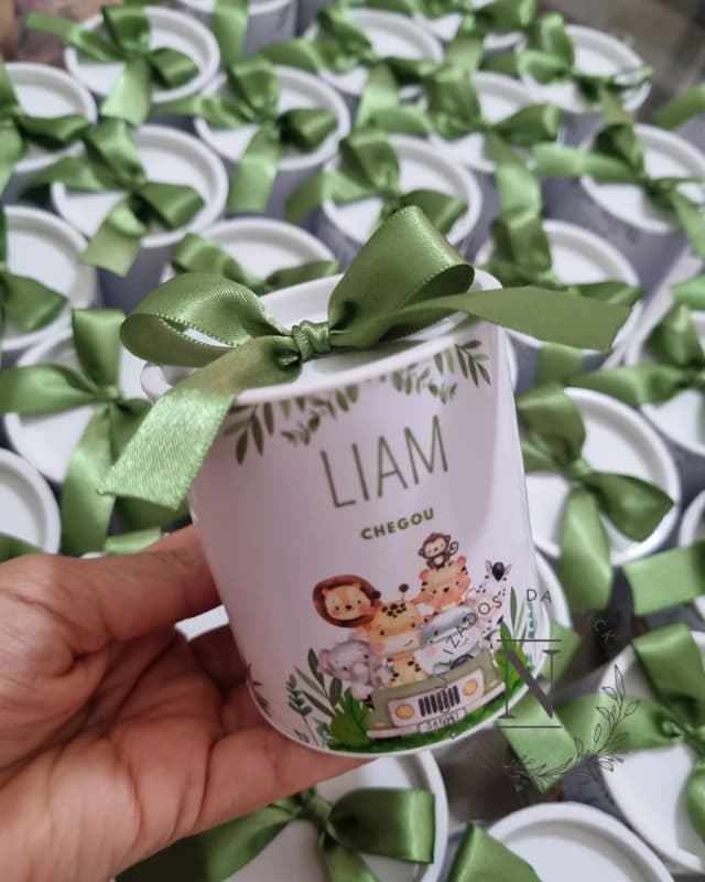 Lembrancinha maternidade tubolata 7x6