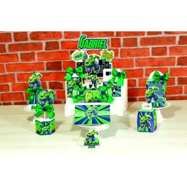 Kit 30 Lembrancinhas Hulk