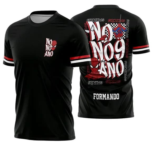 Arte Vetor Camisa Terceirão Homem Aranha Mod-322