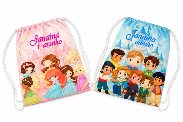 Mochilinha personalizada Princesas Baby