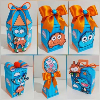 Kit 60 Lembrancinhas Gumball