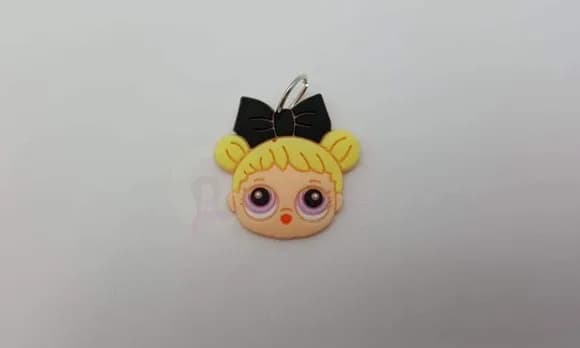 Pingente da LOL Curious QT Emborrachado de 3cm