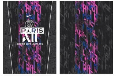 Vetor Camisa do psg personalizada 2022