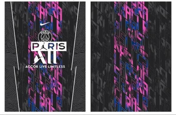 Vetor Camisa do psg personalizada 2022