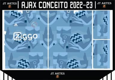 Vetor da Camisa Ajax Conceito 2022-23